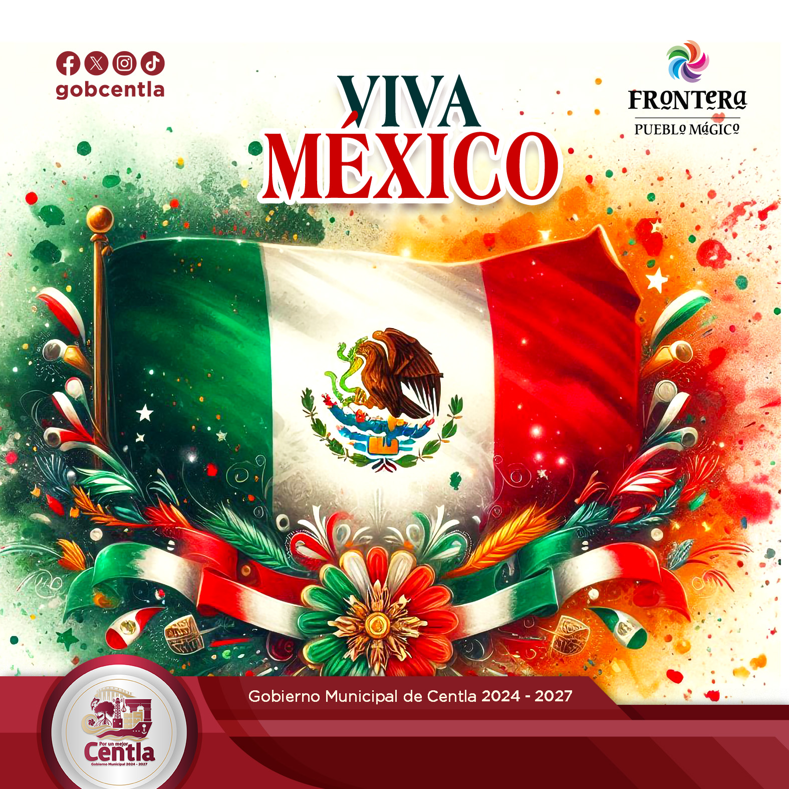Banner Viva México