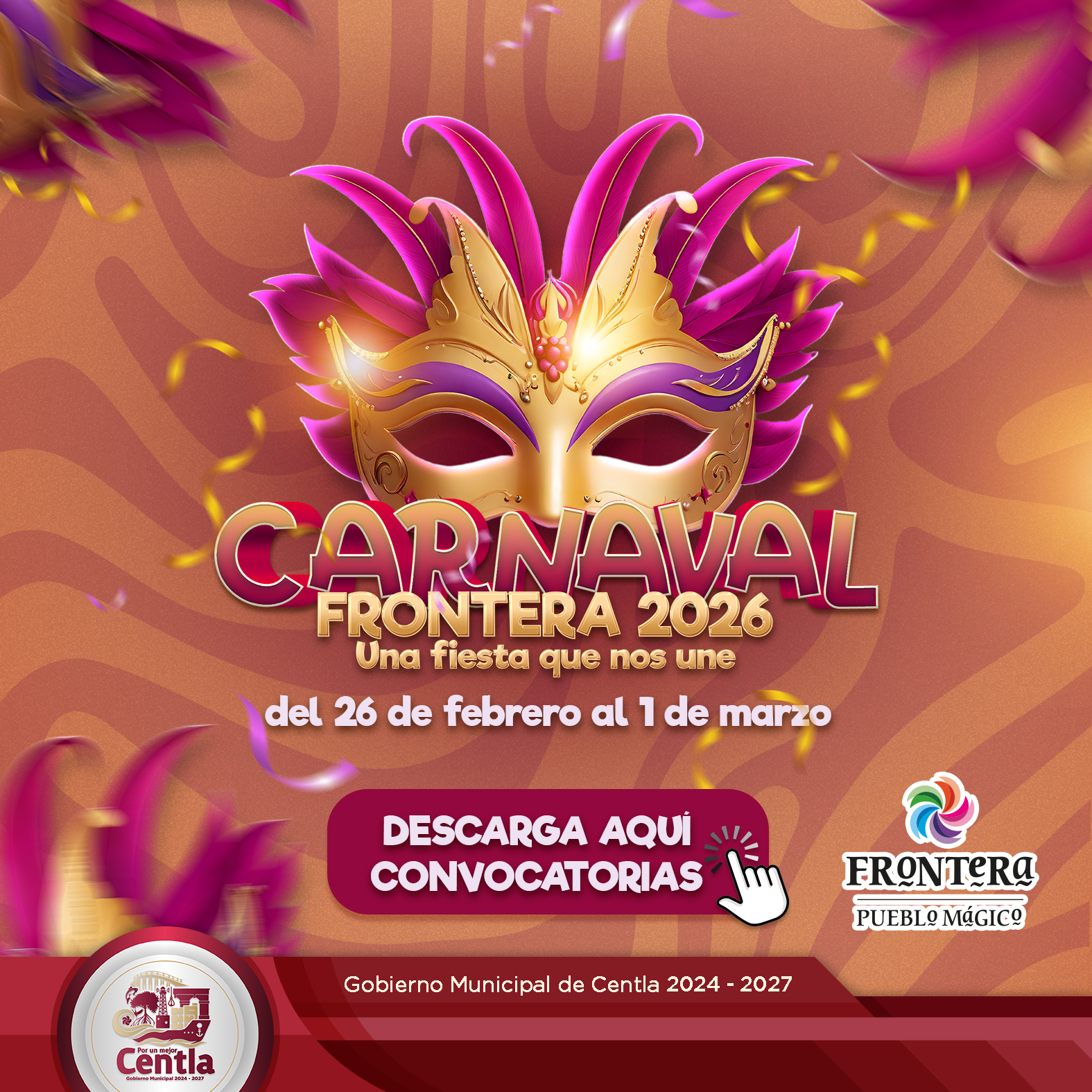 Banner Carnaval Centla 2026
